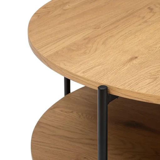 Mesa de centro SLANO castanho claro