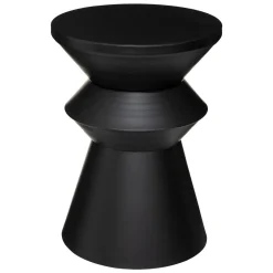 Mesa de centro TOTEM preta de metal