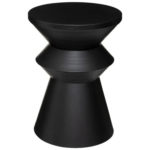 Mesa de centro TOTEM preta de metal