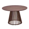 Mesa de jantar ALBITA castanha em mdf 120cm