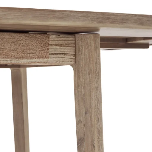 Mesa de jantar BANILA extensível em madeira acácia