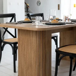 Mesa de jantar COLVA bege em mdf