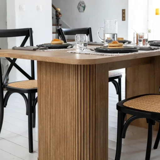 Mesa de jantar COLVA bege em mdf