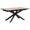 Mesa de jantar extensível BOOT efeito madeira
