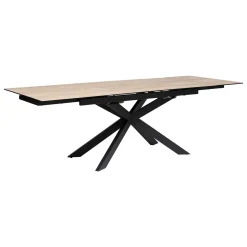 Mesa de jantar extensível BOOT efeito madeira
