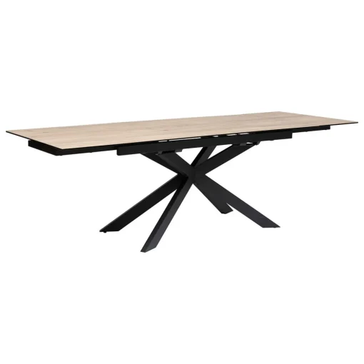 Mesa de jantar extensível BOOT efeito madeira