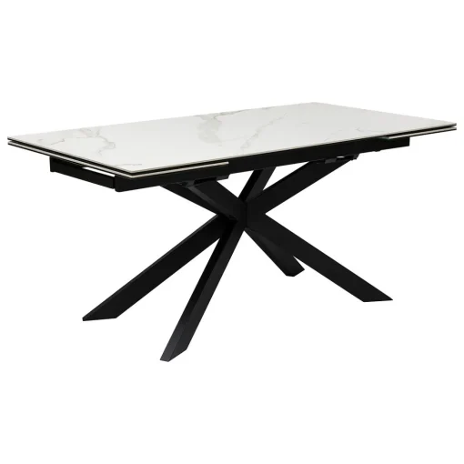 Mesa de jantar extensível BOOT efeito mármore