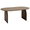 Mesa de jantar ISANA castanha em madeira acácia 180cm