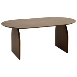 Mesa de jantar ISANA castanha em madeira acácia 180cm