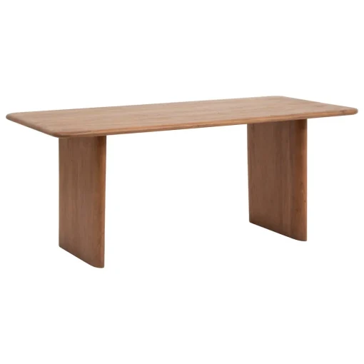 Mesa de jantar JIVAN castanha 180cm
