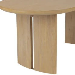 Mesa de jantar LOUSADA bege em madeira acácia 180cm