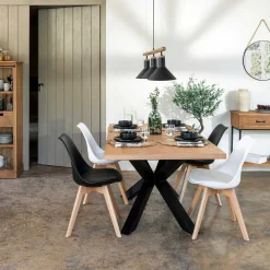 Mesa de jantar OLAF extensível em mdf