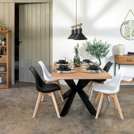 Mesa de jantar OLAF extensível em mdf