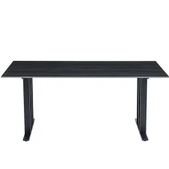 Mesa de jantar PISA preta com tampo de cerâmica