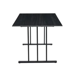 Mesa de jantar PISA preta com tampo de cerâmica