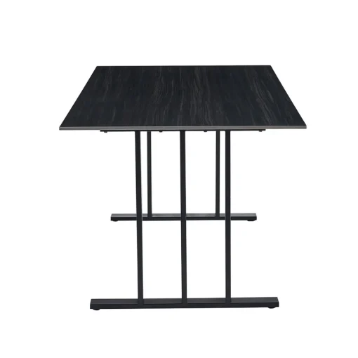 Mesa de jantar PISA preta com tampo de cerâmica