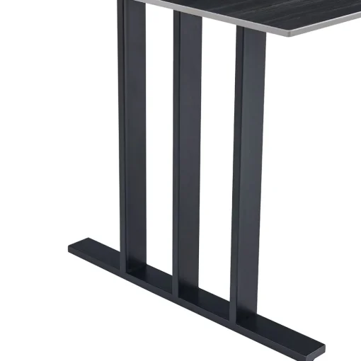 Mesa de jantar PISA preta com tampo de cerâmica