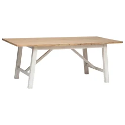 Mesa de jantar retangular OLBIA em madeira acácia