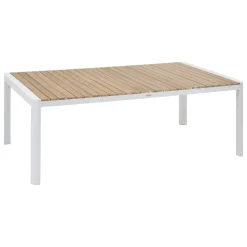 Mesa de jardim para 10 pessoas PARADISE bege em alumínio