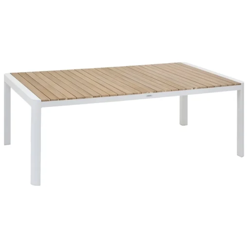 Mesa de jardim para 10 pessoas PARADISE bege em alumínio