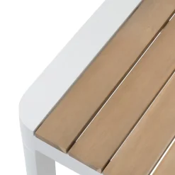 Mesa de jardim para 10 pessoas PARADISE bege em alumínio