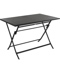 Mesa dobrável AZUA cinza graphite