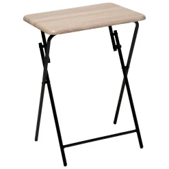 Mesa dobrável de 1 lugar bege