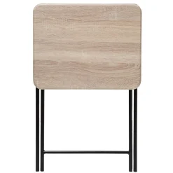 Mesa dobrável de 1 lugar bege