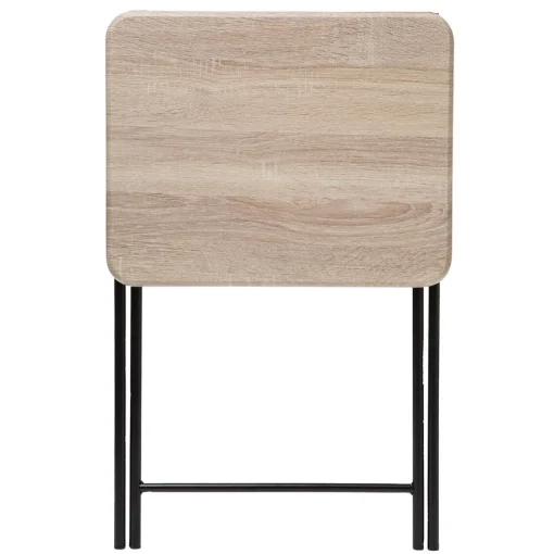 Mesa dobrável de 1 lugar bege