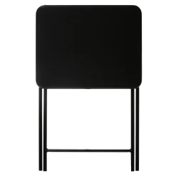 Mesa dobrável de 1 lugar em preto