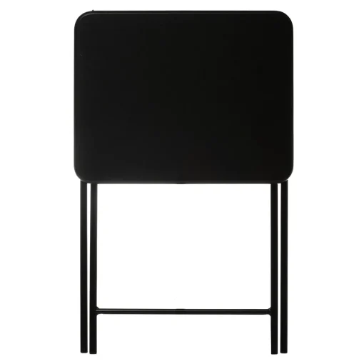 Mesa dobrável de 1 lugar em preto