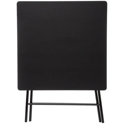 Mesa dobrável de 4 lugares preta
