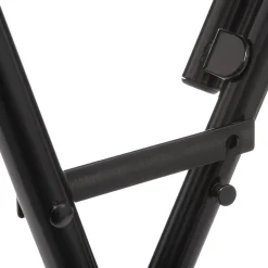 Mesa dobrável de 2 lugares em preto