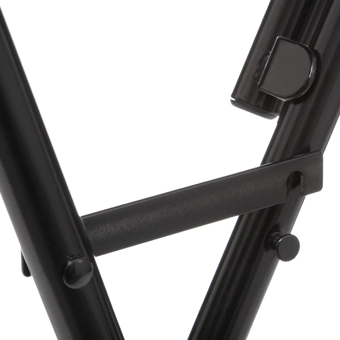 Mesa dobrável de 2 lugares em preto