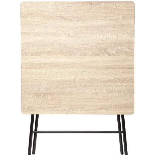 Mesa dobrável de 4 lugares bege