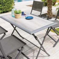 Mesa encartável AZUA 4 lugares