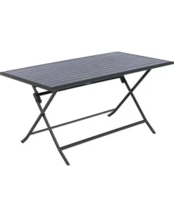 Mesa encartável AZUA cinza graphite