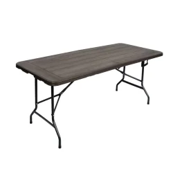 Mesa encartável cinza