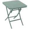 Mesa encartável GREENSBORO quadrada verde olive