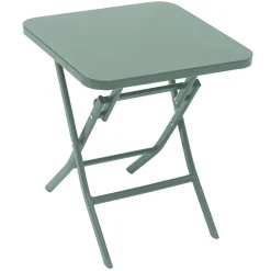 Mesa encartável GREENSBORO quadrada verde olive