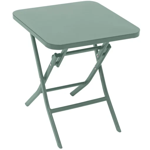 Mesa encartável GREENSBORO quadrada verde olive