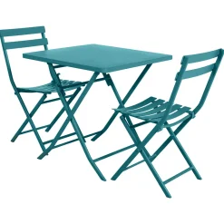Mesa encartável GREENSBORO azul