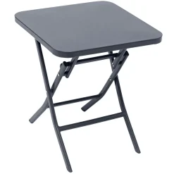 Mesa encartável GREENSBORO cinza escuro