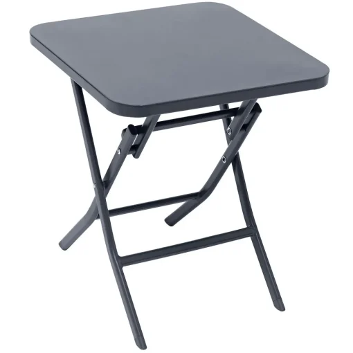 Mesa encartável GREENSBORO cinza escuro