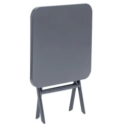 Mesa encartável GREENSBORO cinza escuro