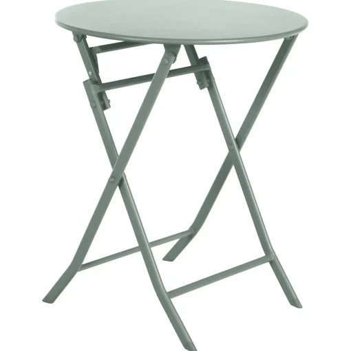 Mesa encartável GREENSBORO redonda verde olive