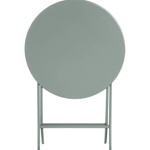 Mesa encartável GREENSBORO redonda verde olive