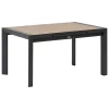 Mesa Extensível Automática Évasion Honey e Graphite 142cm
