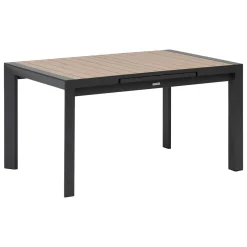 Mesa Extensível Automática Évasion Honey e Graphite 142cm