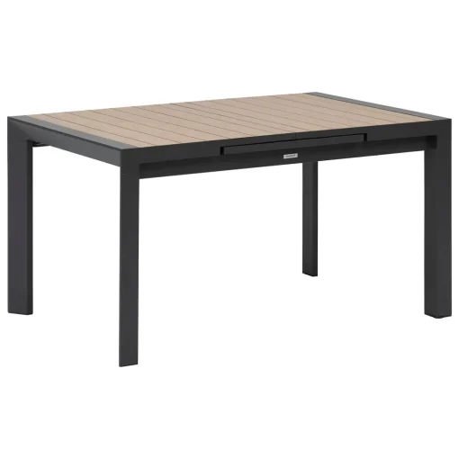 Mesa Extensível Automática Évasion Honey e Graphite 142cm